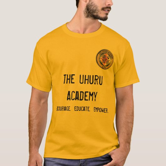 De Uhuru Academy I T-shirt (Voorkant)