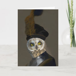 De Uil Algemeen - Composietschilderij Bedankkaart