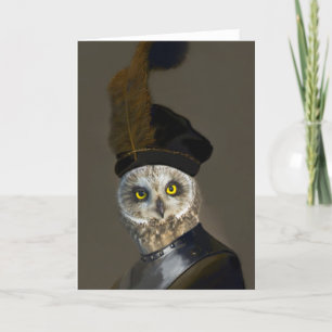 De Uil Algemeen - Composietschilderij Bedankkaart