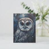 De Uil Blues Briefkaart (Staand voorkant)