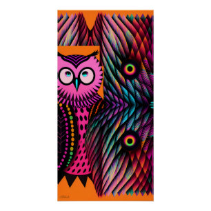 De Uil Die Pyjama's Droeg Perfect Poster