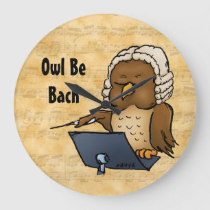 De uil is Bach Grote Klok