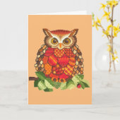 De Uil Stichery Kaart (Gele Bloem)