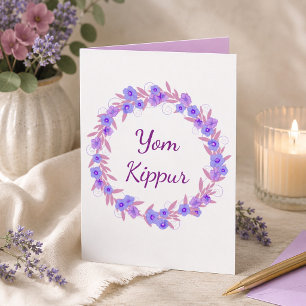 De Uitdrukking van Kippur van Yom Kaart