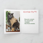 De Uiteinden van Kerstmis Feestdagen Kaart (Binnen)