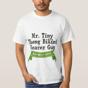 De uiterst kleine Bikini van de Leren riem T-shirt