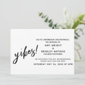 De uitgestelde aankondiging van de Humor van de br (Staand voorkant)