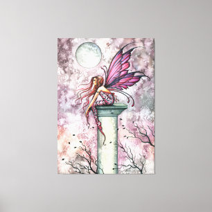 De uitkijkfee Fantasy-kunst van Molly Harrison Canvas Afdruk