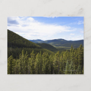 De uitlopers van Alberta Canada. Briefkaart