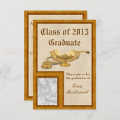 De Uitnodiging van de Afstuderen van de verzorging (Voorkant / Achterkant)