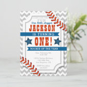 De uitnodiging van de Baseball Little Slugger Boy (Staand voorkant)