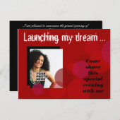 De Uitnodiging van de Bedrijfs van de Geluk van de (Voorkant / Achterkant)