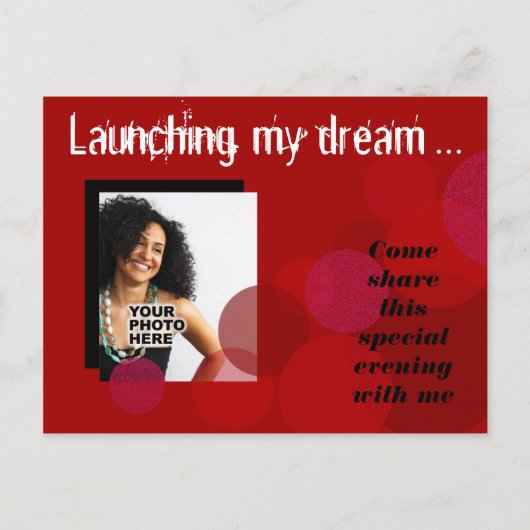 De Uitnodiging van de Bedrijfs van de Geluk van de (Voorkant)