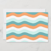 De uitnodiging van de Big One Surf om de verjaarda (Achterkant)