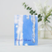 De Uitnodiging van de Bridal van de Douane van pic (Staand voorkant)