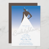 De uitnodiging van de Bridal van de Groot (Voorkant / Achterkant)