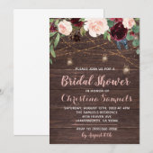 De Uitnodiging van de Bridal van het Koord de Lich (Voorkant / Achterkant)