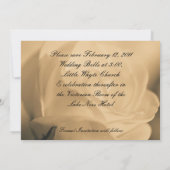 De Uitnodiging van de bruiloft sparen de kaart van (Achterkant)