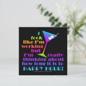 De Uitnodiging van de cocktailpartij - hoe lang du (Staand voorkant)