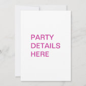 De Uitnodiging van de cocktailpartij - hoe lang du (Achterkant)