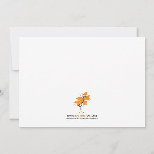 De Uitnodiging van de dag van de geboorte - Ladybu (Achterkant)