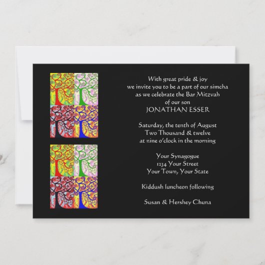 De Uitnodiging van de Dienst van de Morning (midde (Voorkant)