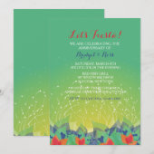 De Uitnodiging van de Fiesta van de voetzoeker (Voorkant / Achterkant)