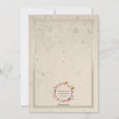 De Uitnodiging van de Foto van de Gloed van de (Achterkant)