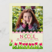 De Uitnodiging van de Foto van de Grens van de (Voorkant / Achterkant)