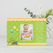 De Uitnodiging van de Foto van de Schildpad van de (Staand voorkant)