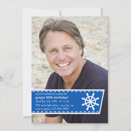 De Uitnodiging van de Foto van het Leven van het (Voorkant)