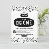 De uitnodiging van de grote beroemde Hip Hop Birth (Staand voorkant)