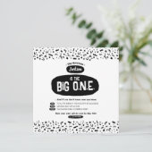 De uitnodiging van de grote beroemde Hip Hop Birth (Staand voorkant)