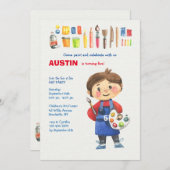 De Uitnodiging van de Kunstenaar van het kind (Voorkant / Achterkant)