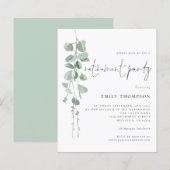 De Uitnodiging van de Partij van de Aflossing van (Voorkant / Achterkant)