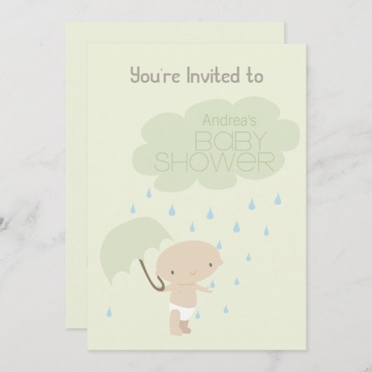 De Uitnodiging van de Partij van de Douane van de (Voorkant / Achterkant)