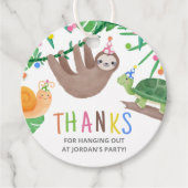 De uitnodiging van de Partij van de Goedkeuring va Bedankjes Labels (Voorkant)