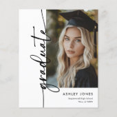 De Uitnodiging van de Partij van de Graduatie van Flyer (Voorkant)