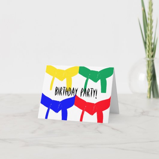 De Uitnodiging van de Partij van de Verjaardag van (Voorkant)