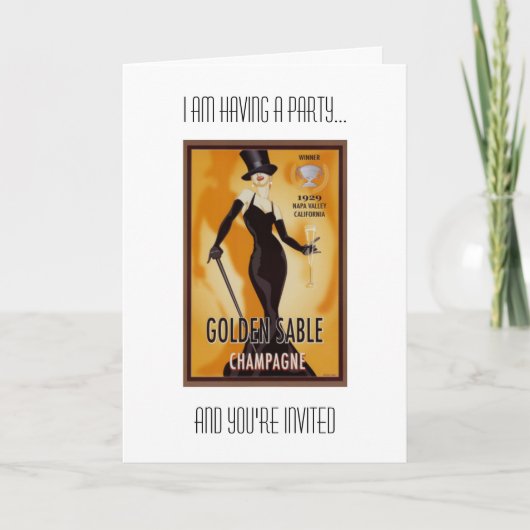 De uitnodiging van de Partij van de Vooravond van (Voorkant)