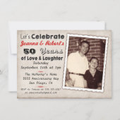 De Uitnodiging van de Partij van het Jubileum van  (Voorkant)