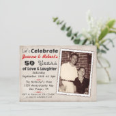 De Uitnodiging van de Partij van het Jubileum van (Staand voorkant)