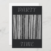 De Uitnodiging van de Tijd van de Partij van de mu (Voorkant / Achterkant)