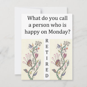 De Uitnodiging van de Viering van de pensionering