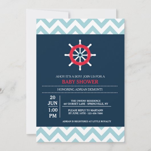 De uitnodiging van Helm (Voorkant)