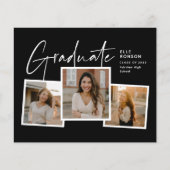 De Uitnodiging van het Afstuderen van het Fotocoll (Voorkant)