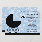 De Uitnodiging van het baby shower (Voorkant / Achterkant)