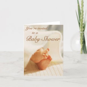 De uitnodiging van het baby shower