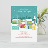 De Uitnodiging van het Dorp van de winter (Staand voorkant)