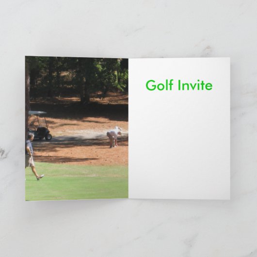 De Uitnodiging van het golf (Binnen)